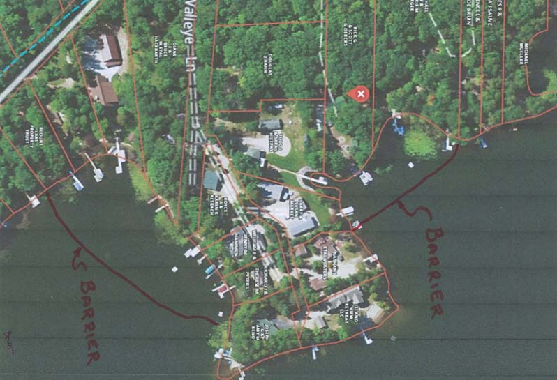 Lake Property Owners Map